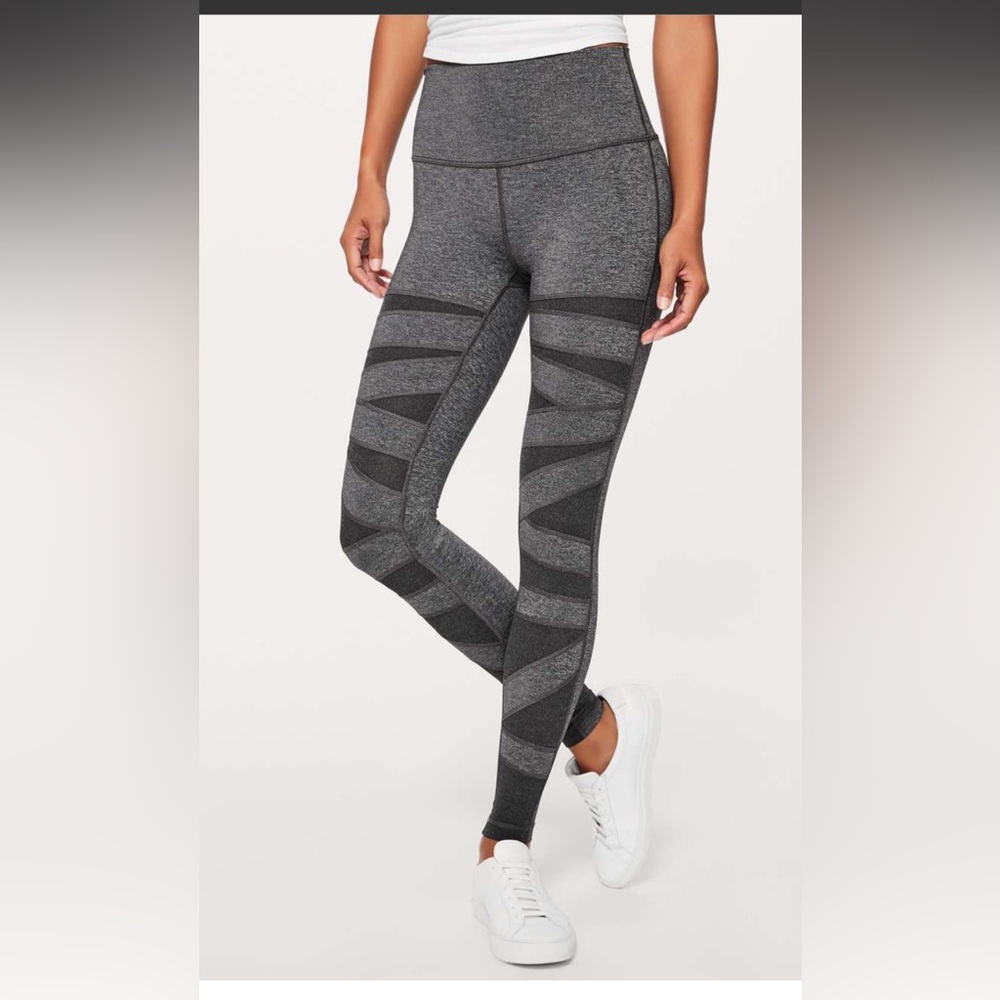 Lululemon Wunder Under Pant (Hi-Rise) *Special Edition Tech Mesh 28"